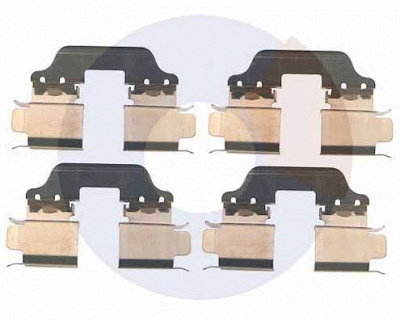 CARRAB BRAKE PARTS 2472 -  Комплектующие, колодки дискового тормоза